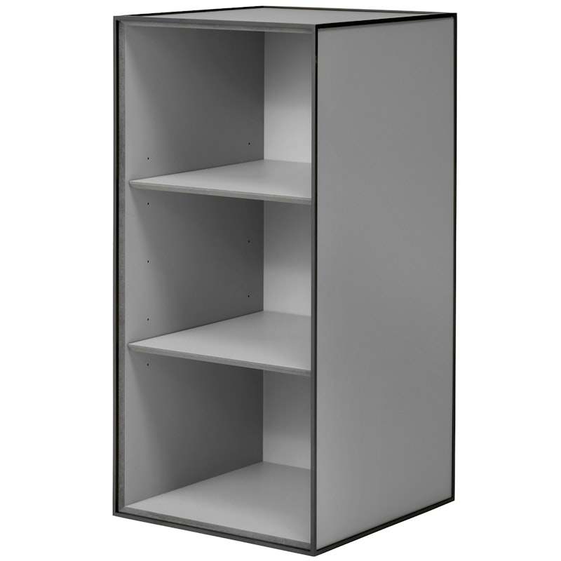 Frame 70 Sidobord Med 2 Hyllplan, Mörkgrå