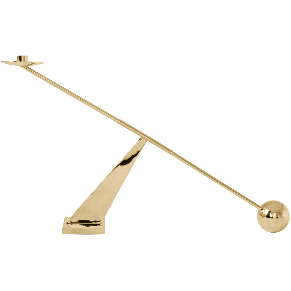 Audo Copenhagen Interconnect Ljusstake - Ljusstakar M&auml;ssing - 71033-001061