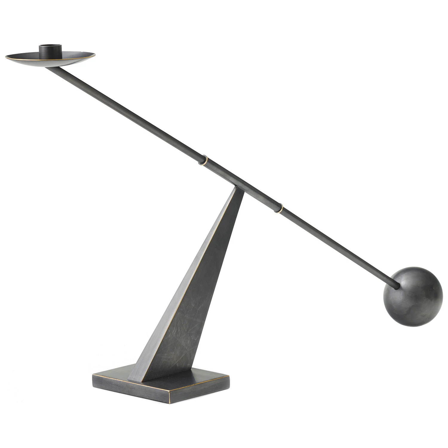 Audo Copenhagen Interconnect Ljusstake Bronserad M&auml;ssing - Ljusstakar M&auml;ssing Bronsad - 71033-001062