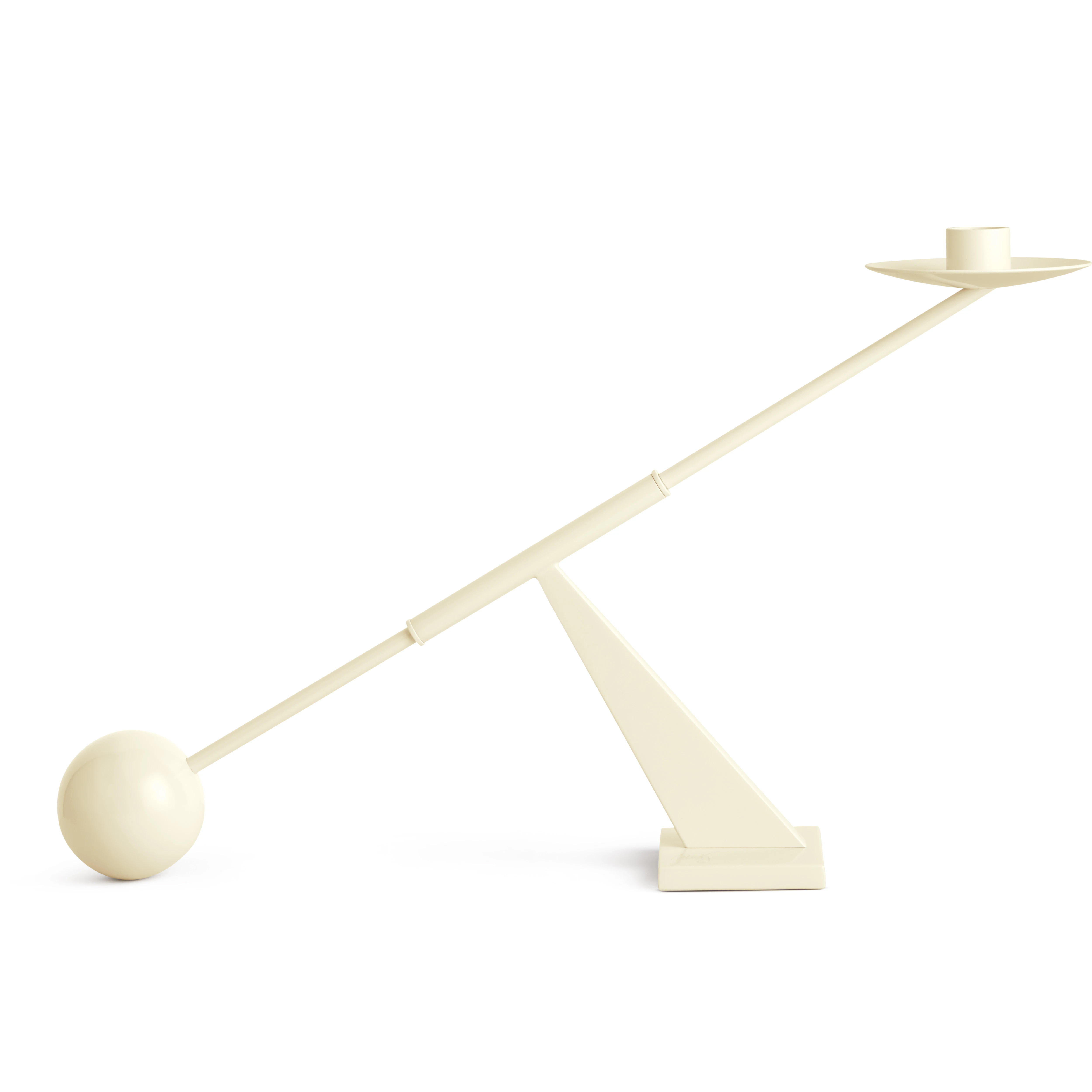 Audo Copenhagen Interconnect Ljusstake Small Ivory - Ljuslyktor St&aring;l Elfenben - 4713649