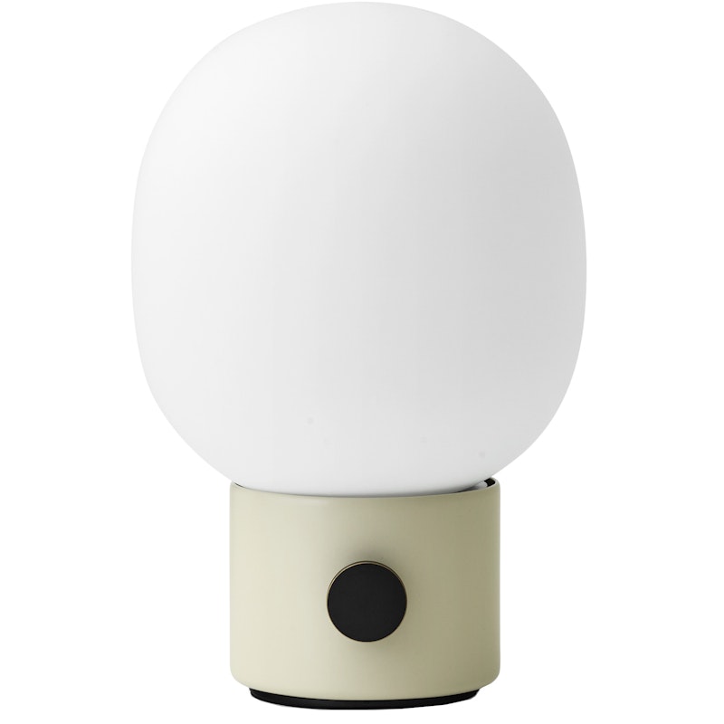 JWDA Bordslampa Portabel Ø14,4 cm, Alabaster Vit