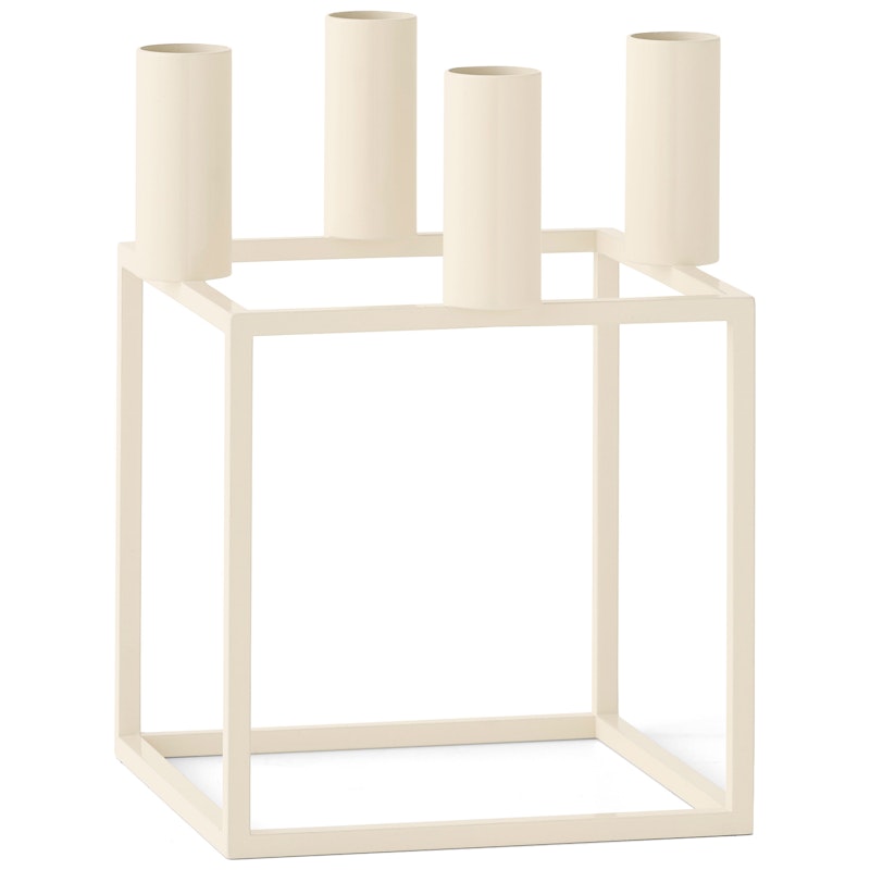 Kubus 4 Ljusstake, Ivory