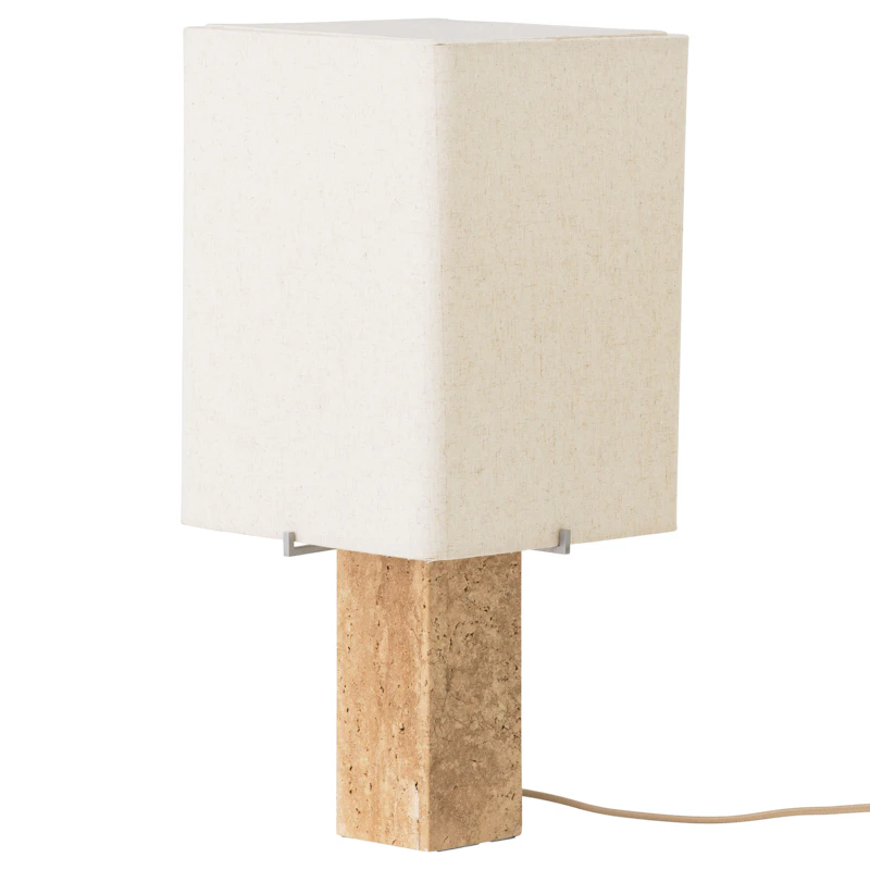 Nonna Bordslampa 49 cm, Travertin / Sand
