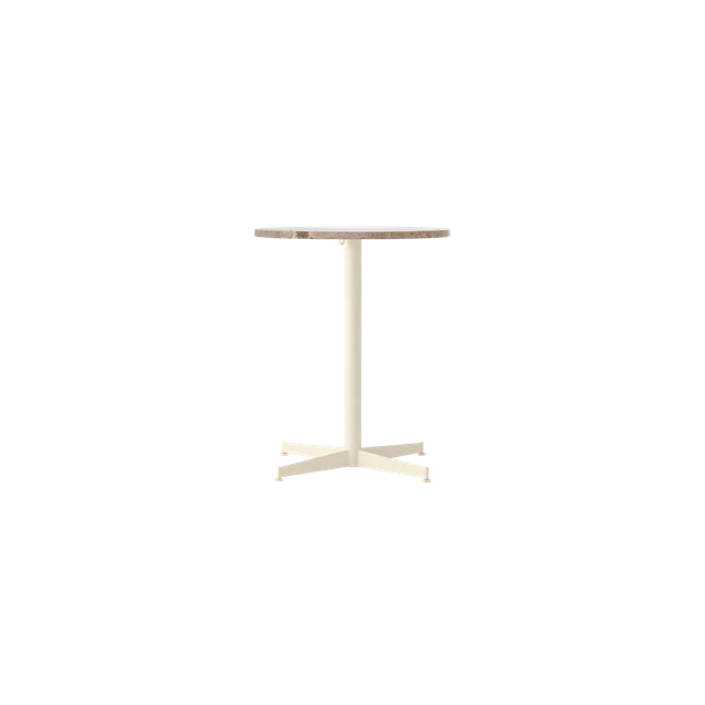 Audo Copenhagen Nook Matbord &Oslash;60 Ivory/kunis Breccia - Matbord & Barbord Marmor Ivory - 71182-009942