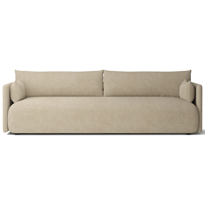 Offset 3-sitssoffa, Bouclé 02 Beige