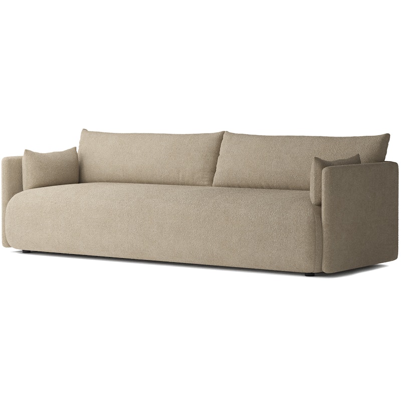 Offset 3-sitssoffa, Bouclé Beige