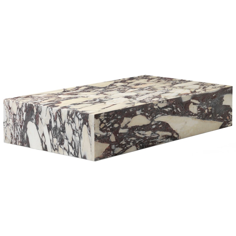 Plinth Grand Soffbord 76x137 cm, Calacatta Viola