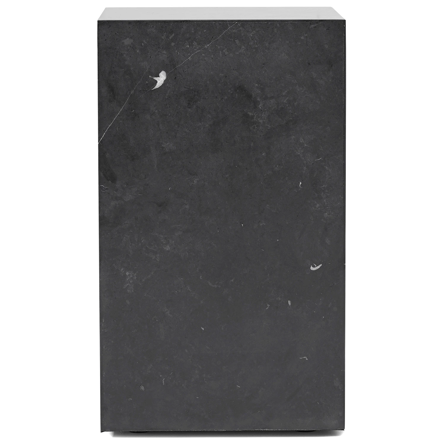 Audo Copenhagen Plinth Tall Sidobord 51x30 Cm Marquina - Sidobord & Avlastningsbord Marmor Marquina - 71009-002121
