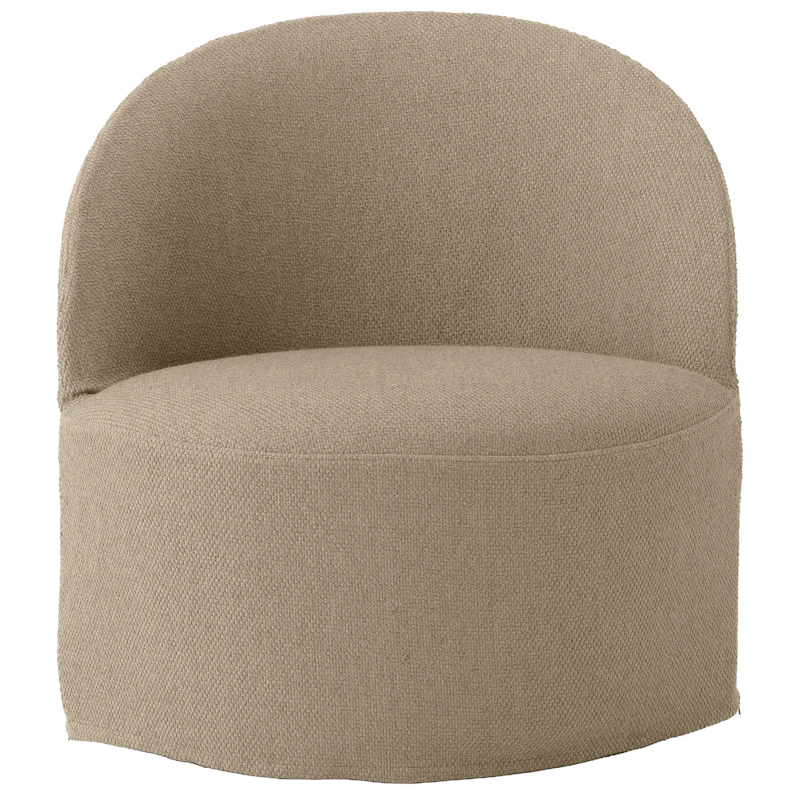 Tearoom Loungefåtölj Med Snurrbas, Logan Sand