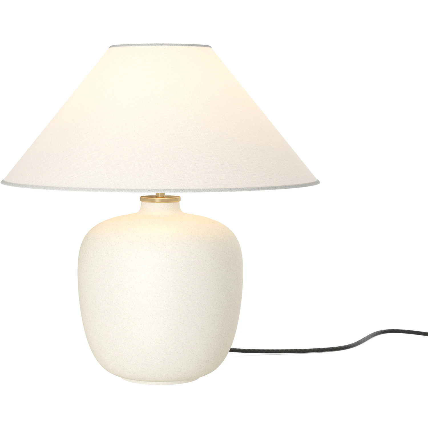 Audo Copenhagen Torso Bordslampa 37 Sand - Bordslampor Mässing Off-White - 71117-006304