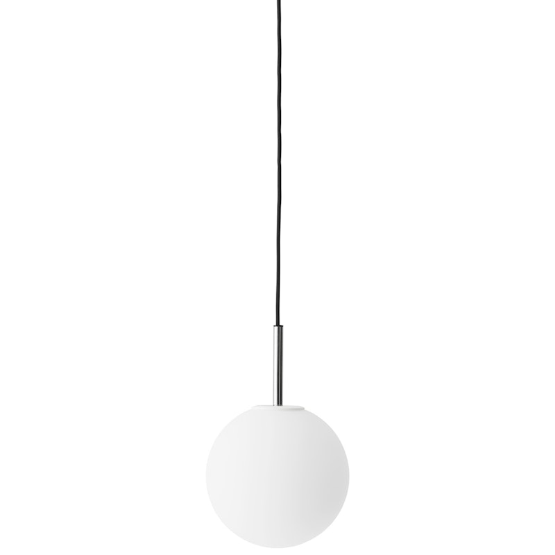 Tr Bulb Pendel, Matt / Polerat Stål