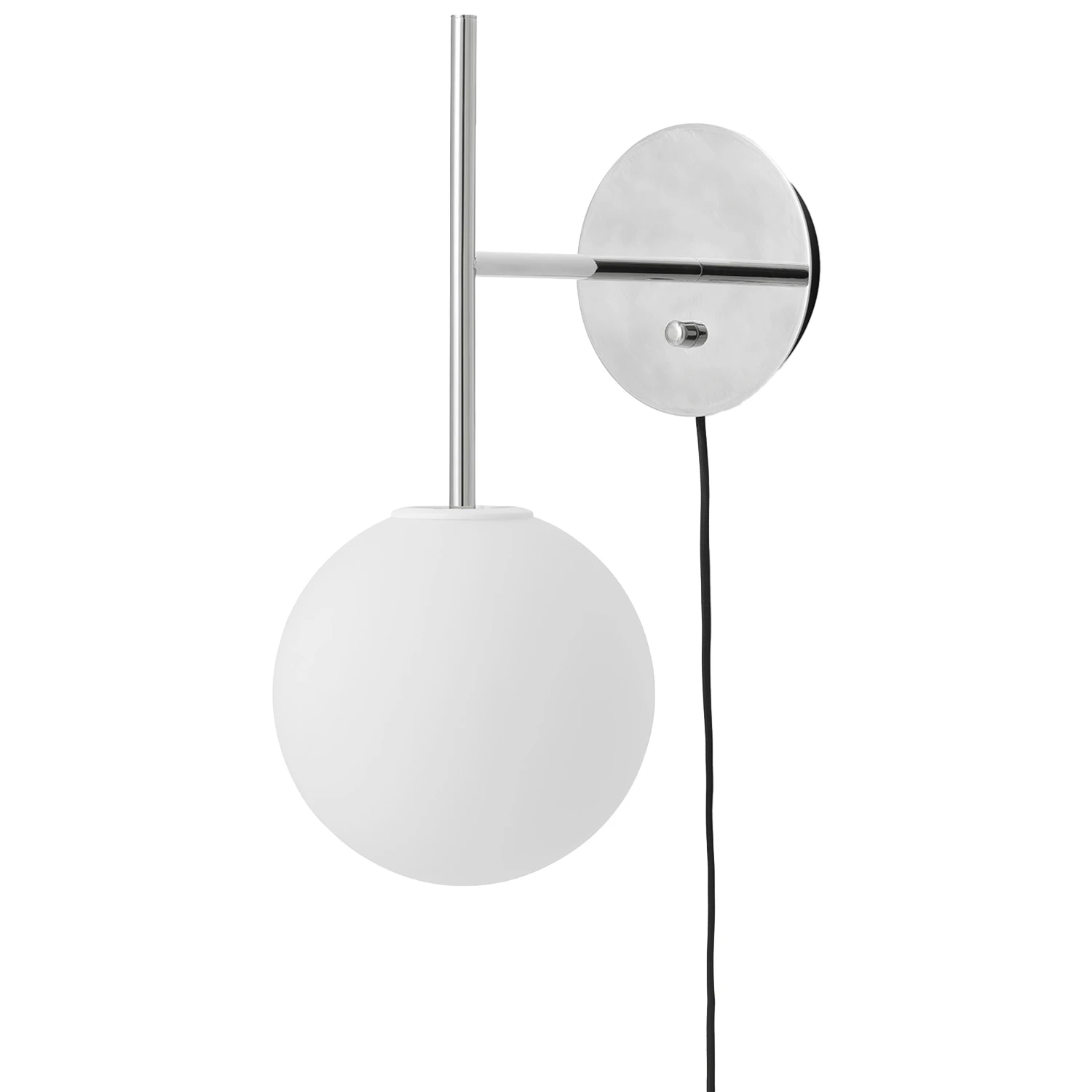 Audo Copenhagen Tr Bulb Vägglampa Polerat Stål - Vägglampor Opalglas Polerat stål - 71131-001468