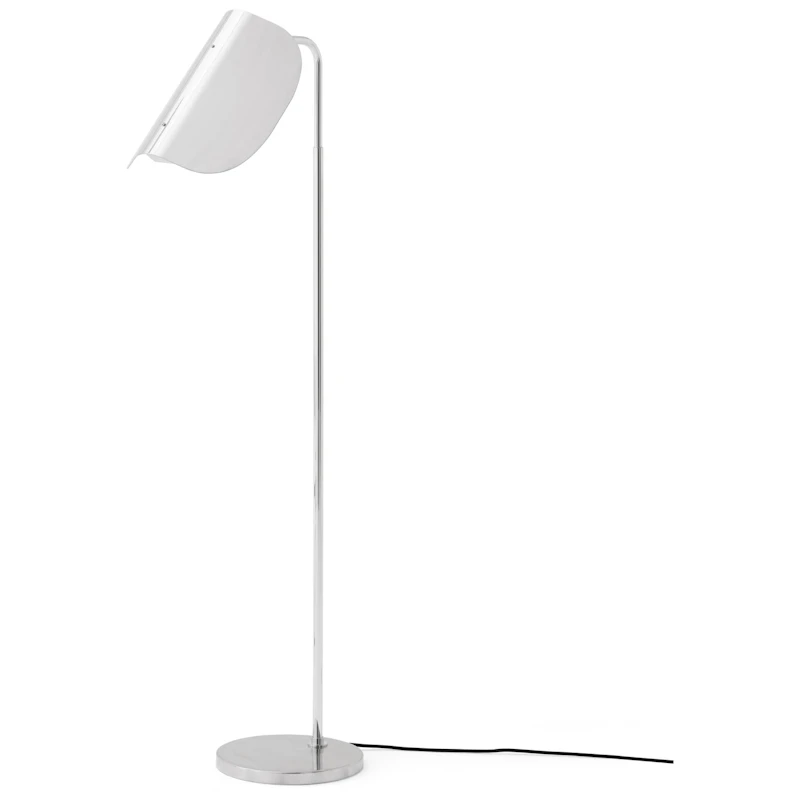 Wing Golvlampa, Polerat Aluminium