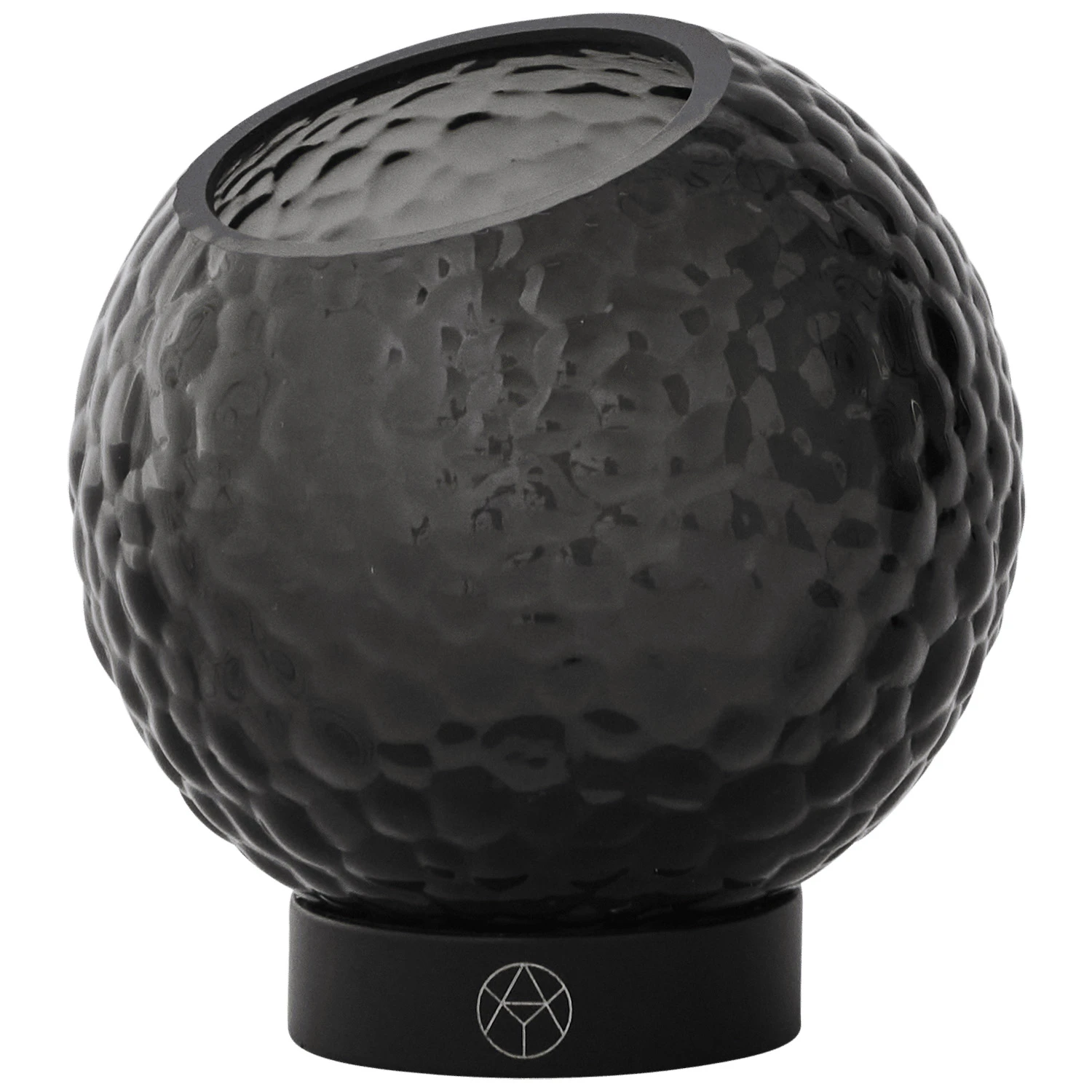 Aytm Globe Bubbles Vas &Oslash;17 Cm Svart - Vaser Glas Svart - 510750002011