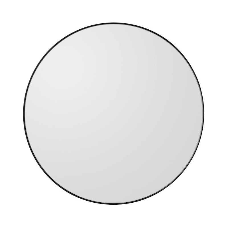 Circum Väggspegel Ø70 cm, Svart / Klar