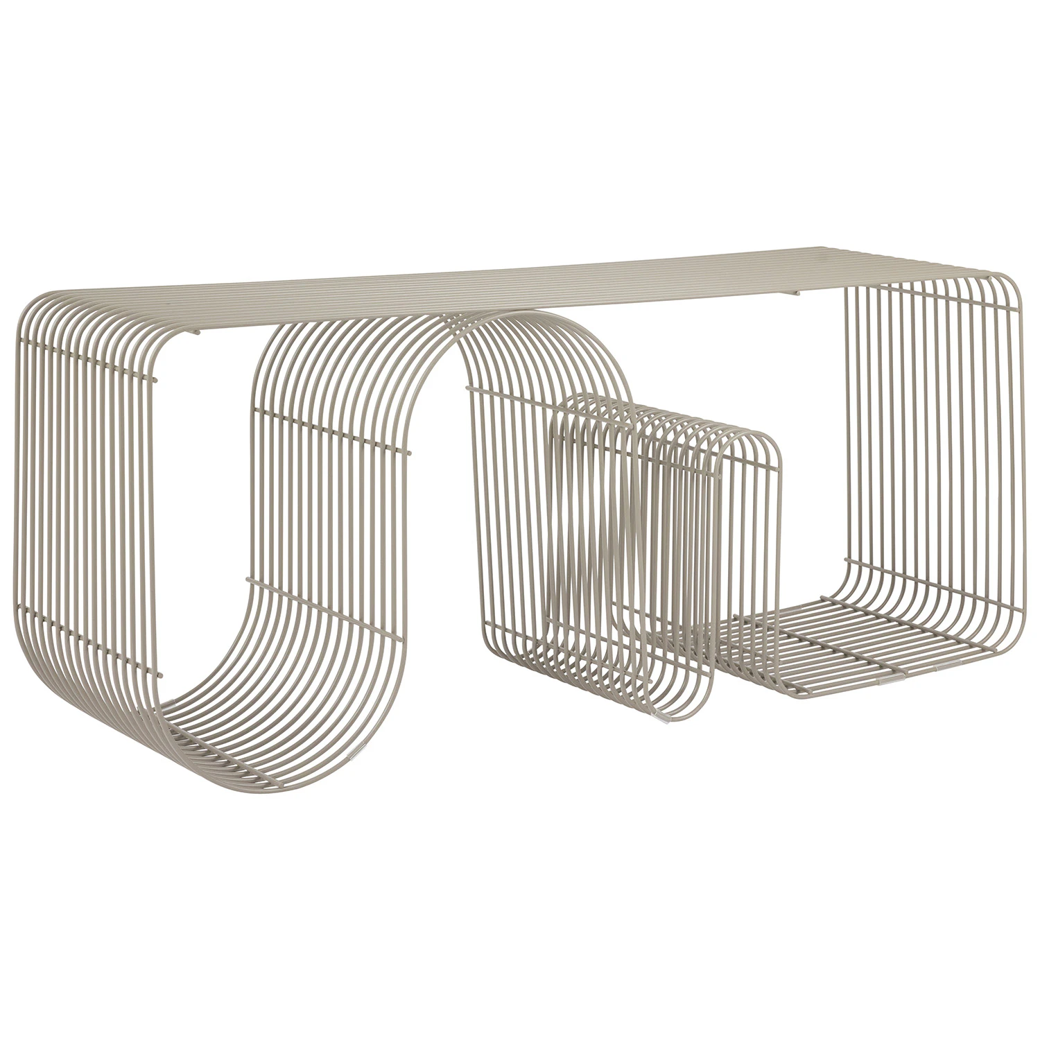 Aytm Curva B&auml;nk Taupe - B&auml;nkar St&aring;l Taupe - 505880044081