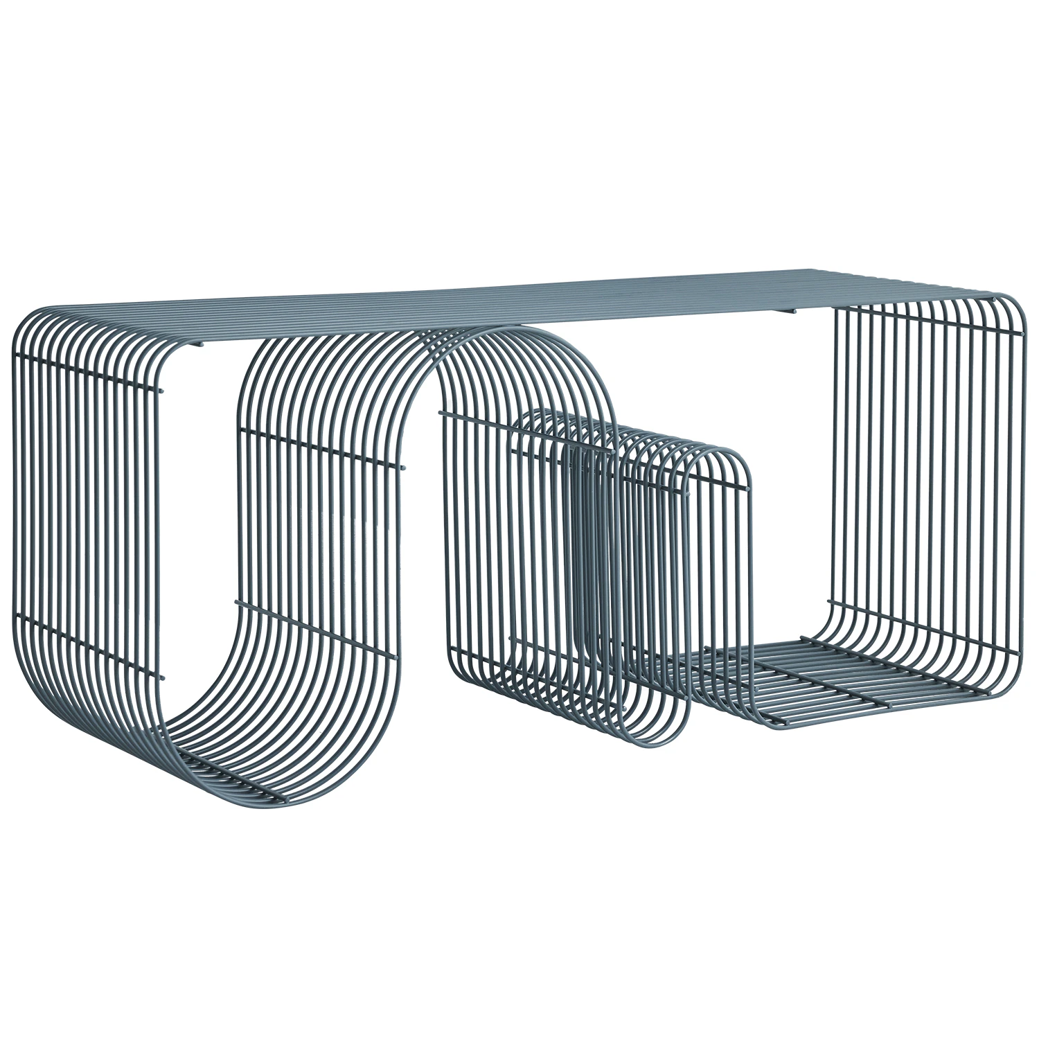 Aytm Curva B&auml;nk Dusty Blue - B&auml;nkar St&aring;l Dusty Blue - 505880322081