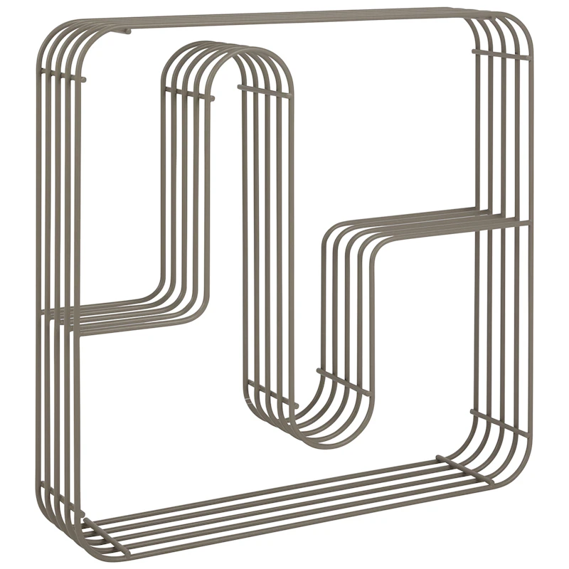 Curva Hylla 45x45 cm, Taupe