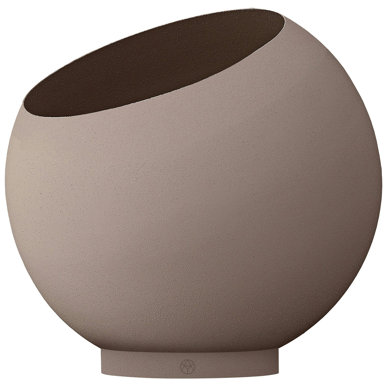 Aytm Globe Blomkruka &Oslash;37 Cm Taupe - Krukor Aluminium Taupe - 504679001014