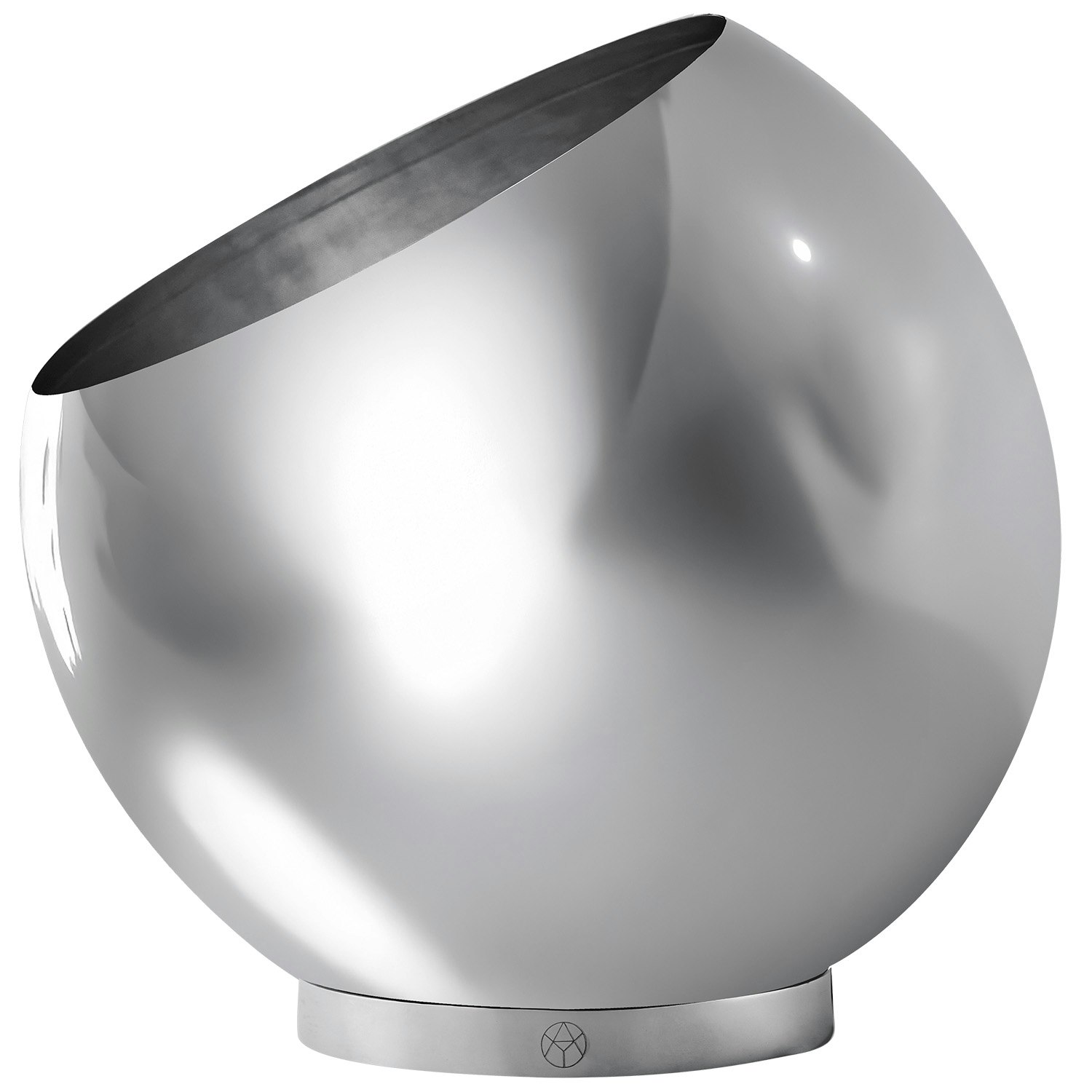 Aytm Globe Blomkruka &Oslash;43 Cm Silver - Krukor Rostfritt St&aring;l Silver - 504670004015
