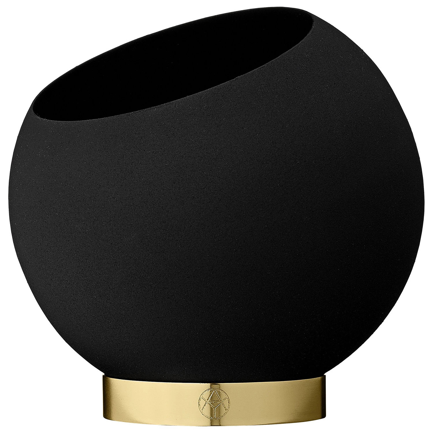 Aytm Globe Blomkruka &Oslash;30 Cm Svart - Krukor J&auml;rn Svart - 504670050013