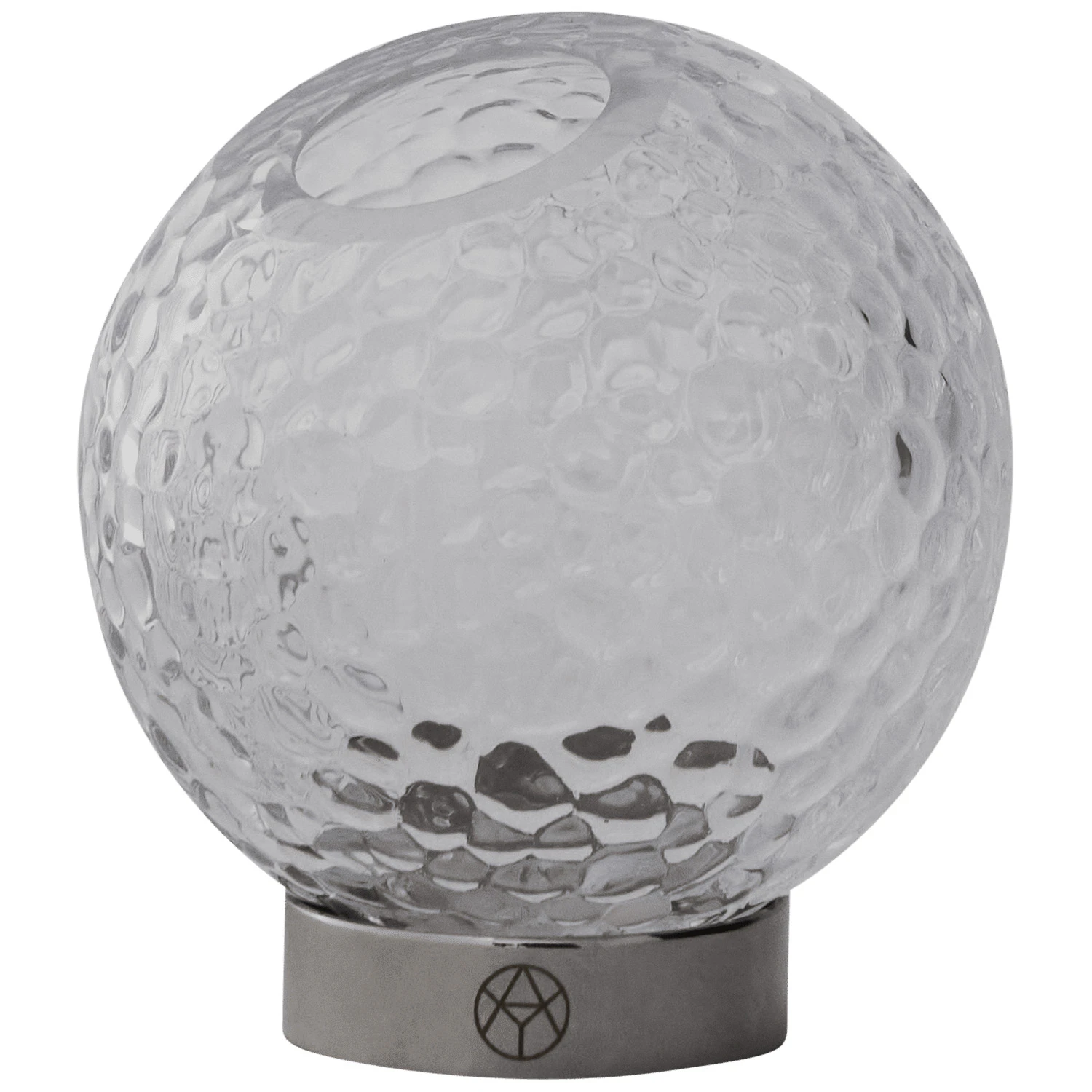 Aytm Globe Bubbles Vas &Oslash;10 Cm Klar / Silver - Vaser Glas Klar - 510750000010