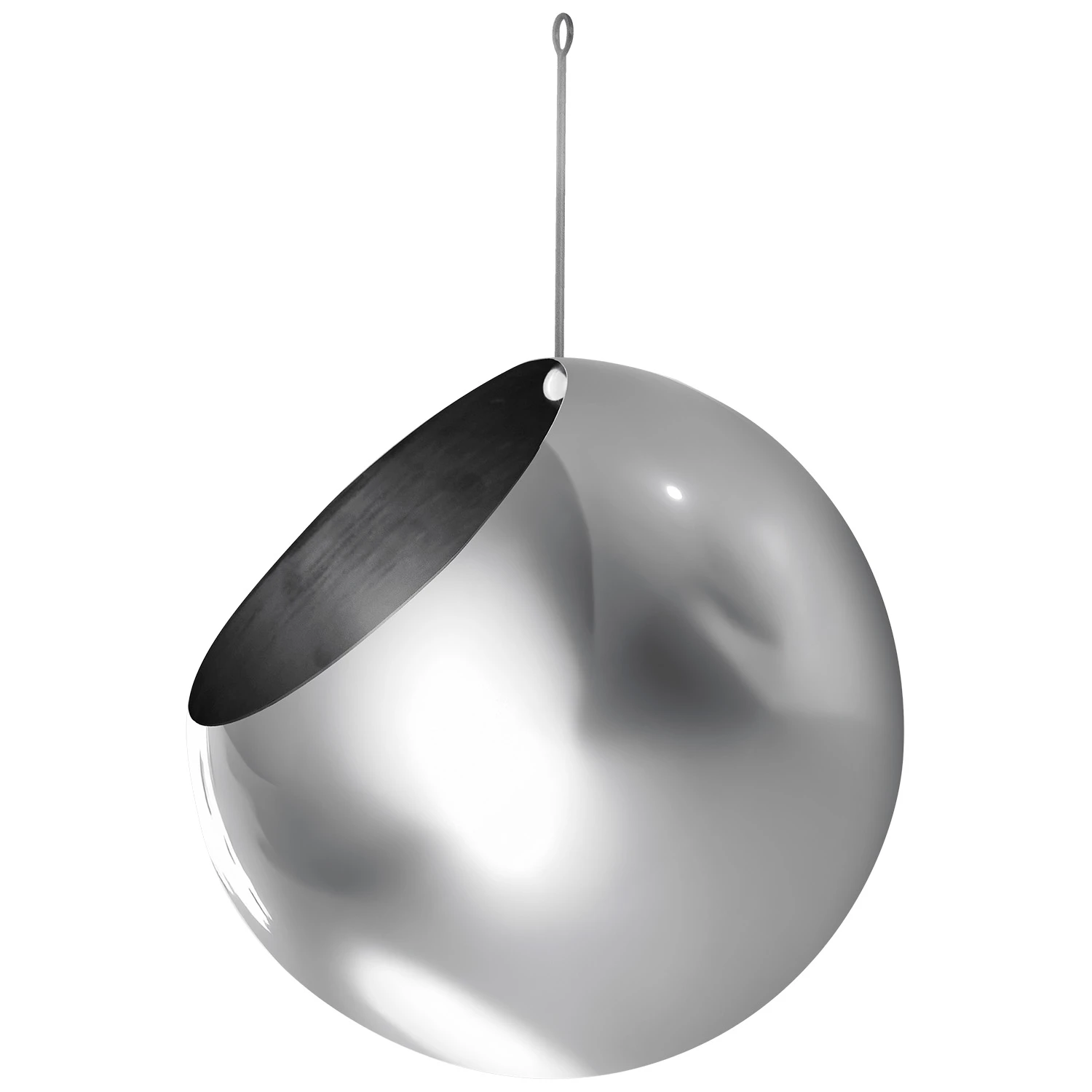Aytm Globe H&auml;ngande Kruka &Oslash;17 Cm Silver - Krukor Rostfritt St&aring;l Silver - 509510004011