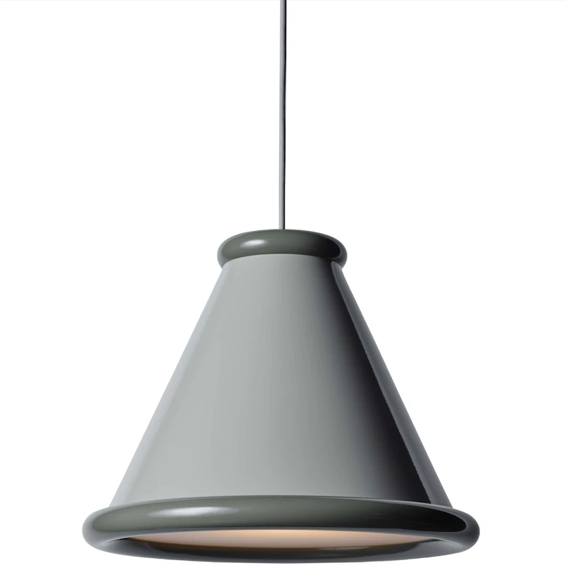 Belle Pendel Ø36, Pepple Grey / Moss Grey