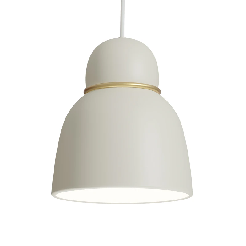 Bird Pendel Ø17 cm, Sand / Mässing