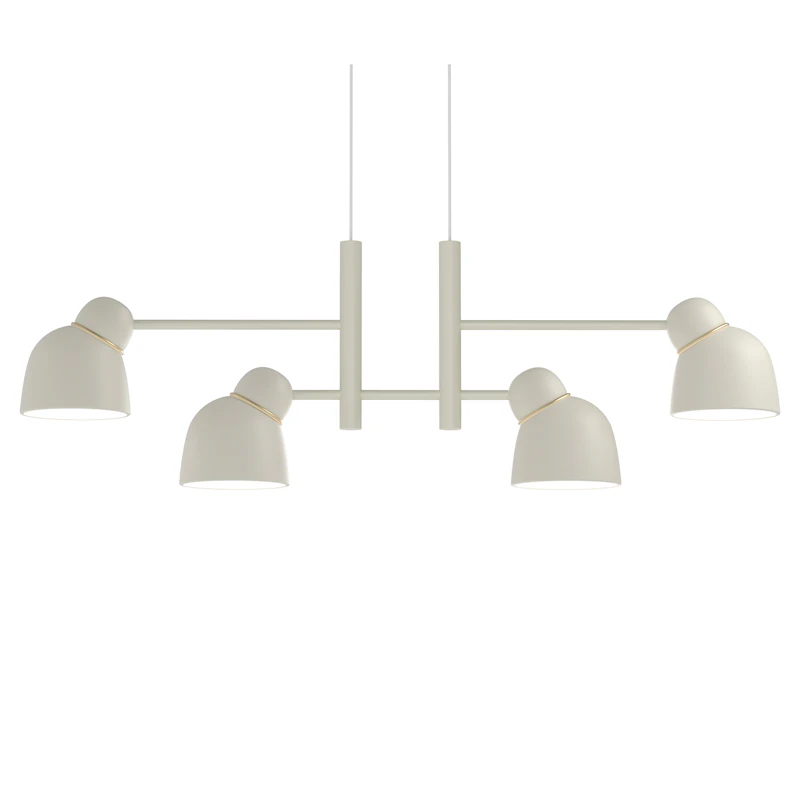 Bird Pendel Linjär 119 cm, Sand / Mässing