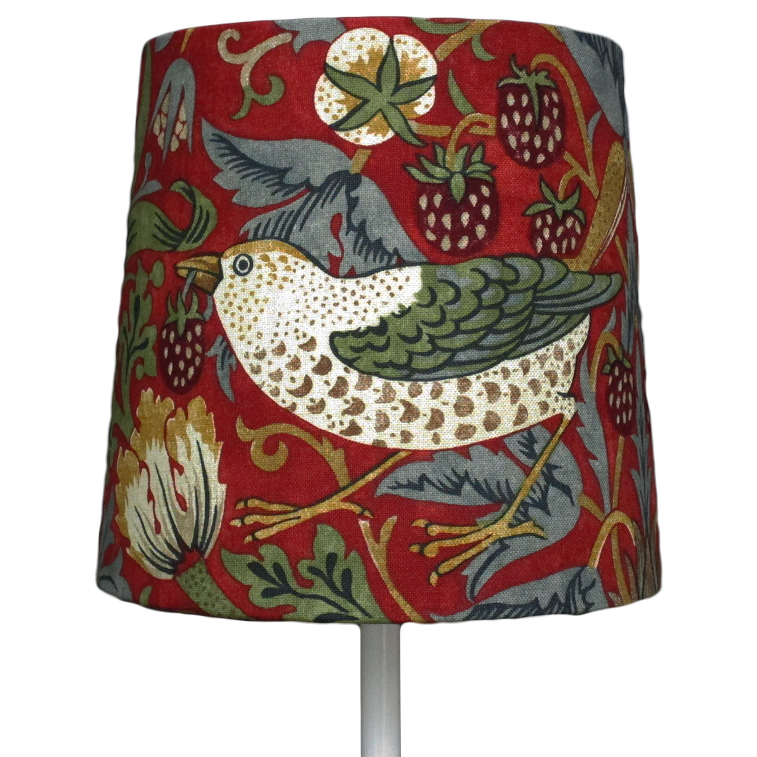 Bergo Lampskärmar Sixten 17 Strawberry Thief Röd - Lampskärmar Textil Röd - S10/17/313952100