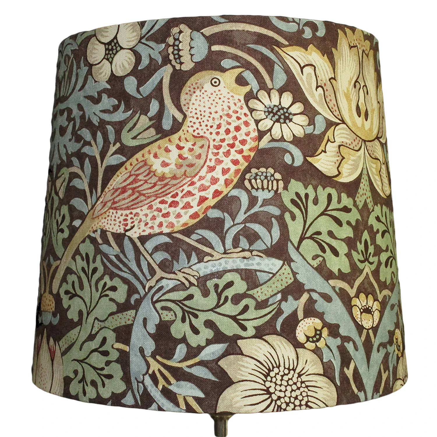 Bergo Lampskärmar Sixten 25 Strawberry Thief Mocca - Lampskärmar Textil Mocca - S10/25/313162100