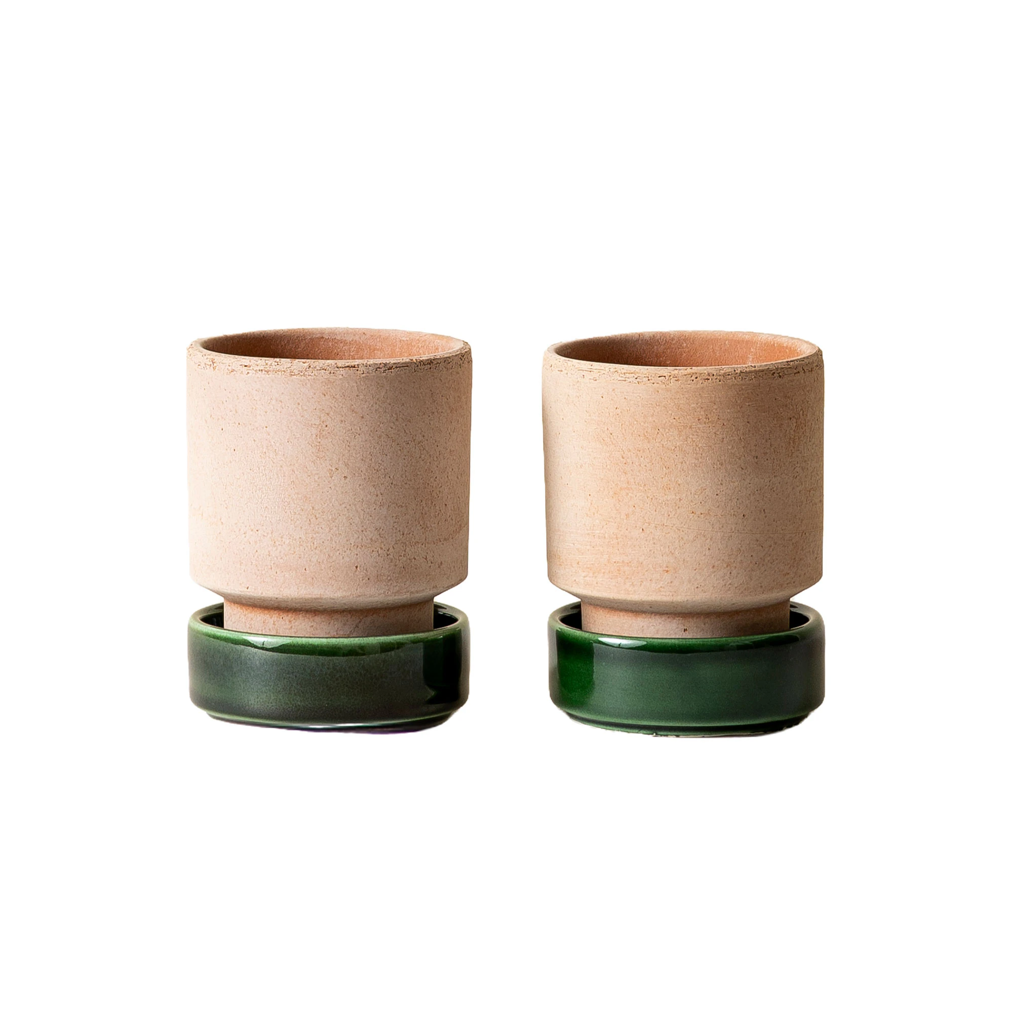 Bergs Potter Hoff Kruka 2-pack Rosa - Krukor Keramik Rosa - HORCG8S-2