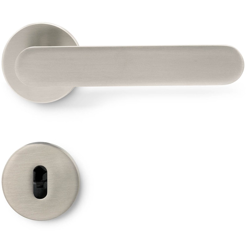 Vibe Plain Dörrhandtag Med Nyckelskylt, Rostfritt Stål