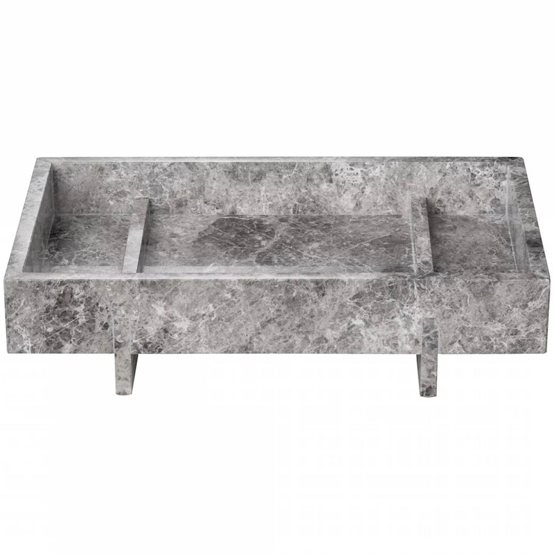 ABENTO Marble Bricka 30x18 cm, Sharkskin