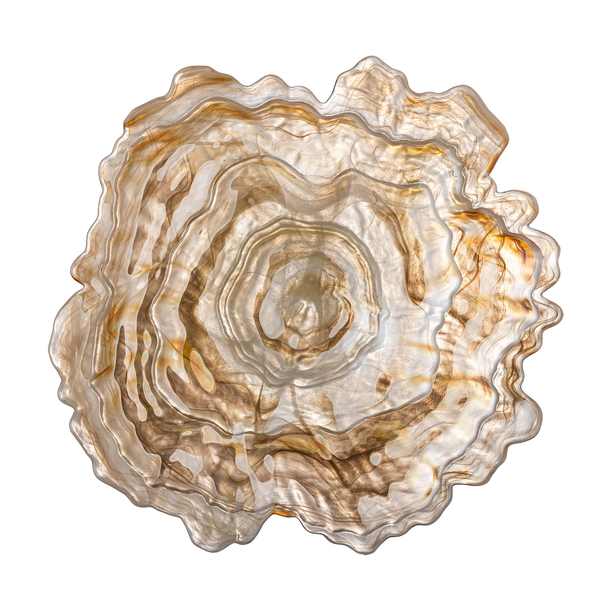 Bloomingville Asimi Sk&aring;l &Oslash;38,5 Cm - Serveringssk&aring;lar Glas Natur - 82068717