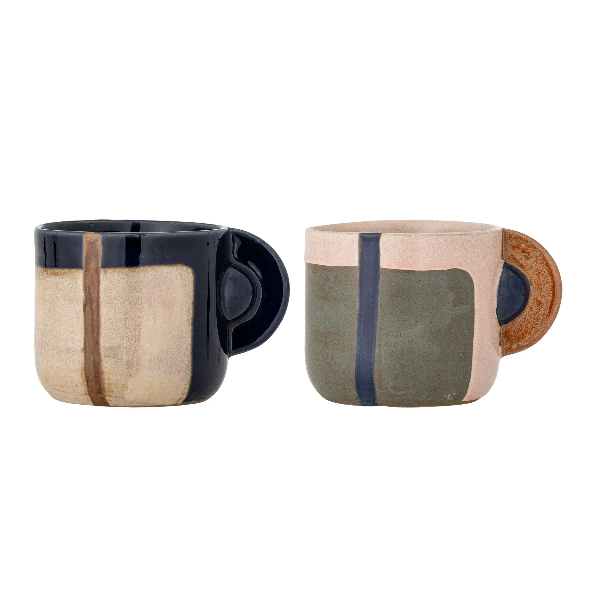 Bloomingville Bolivia Kopp 2-pack - Kaffekoppar Stengods Multi - 82063178