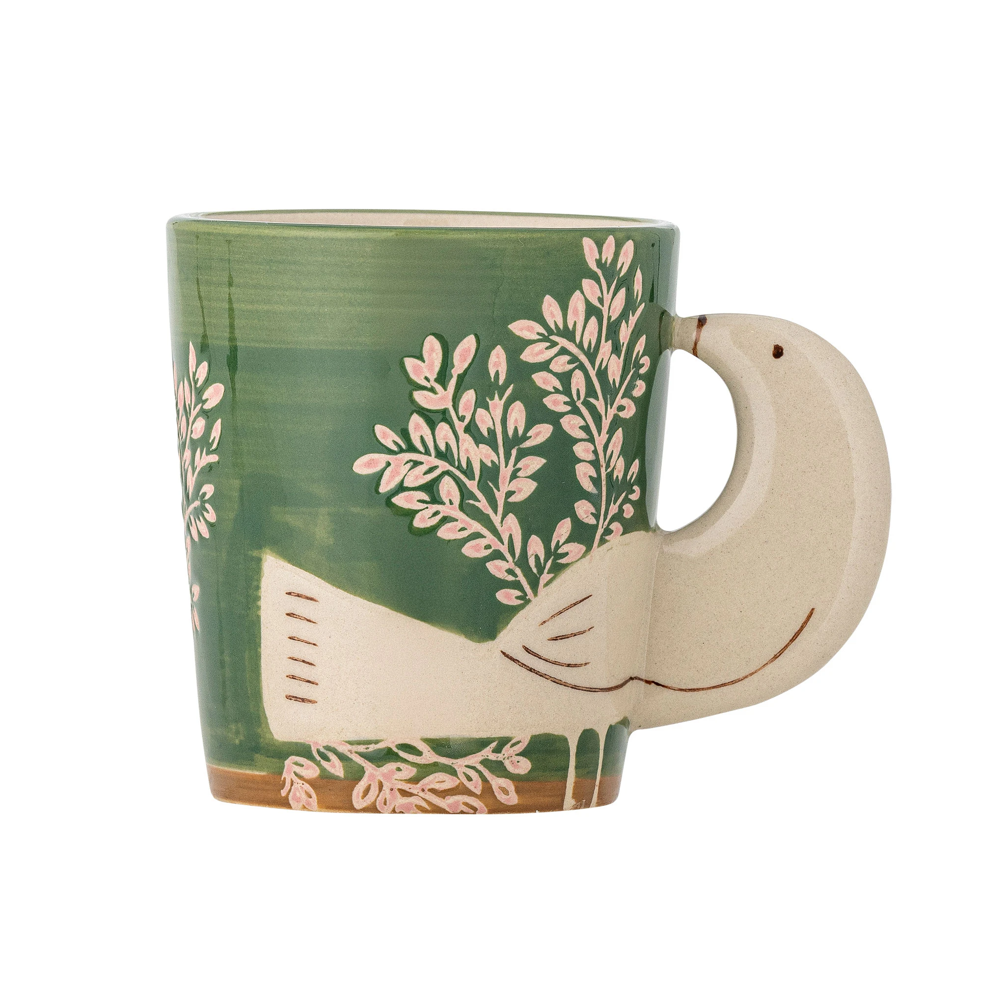 Bloomingville Hezha Kopp - Kaffekoppar Stengods Gr&ouml;n - 82072668