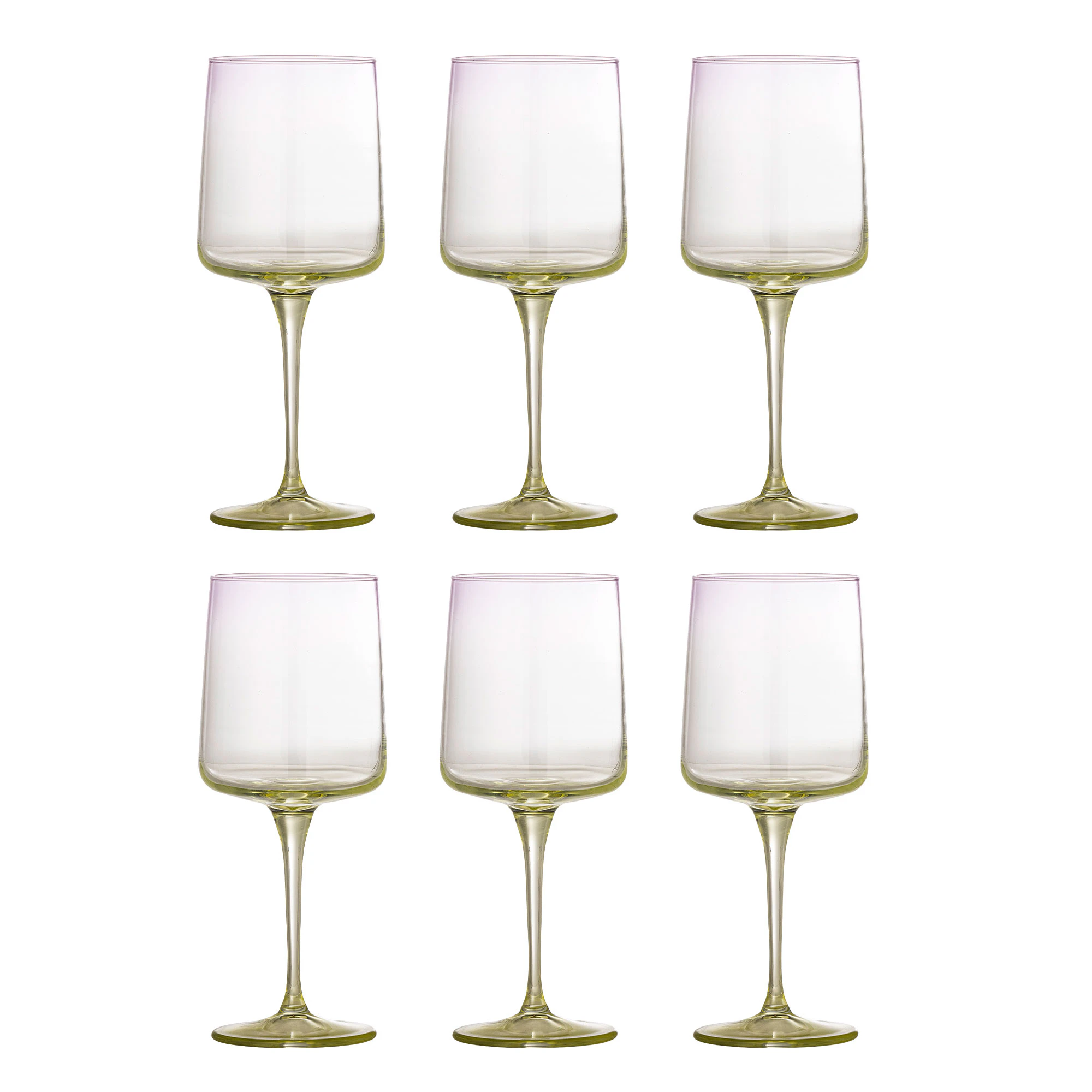 Bloomingville Luciana Vin 6-pack - Vinglas Glas Gr&ouml;n - 82068740