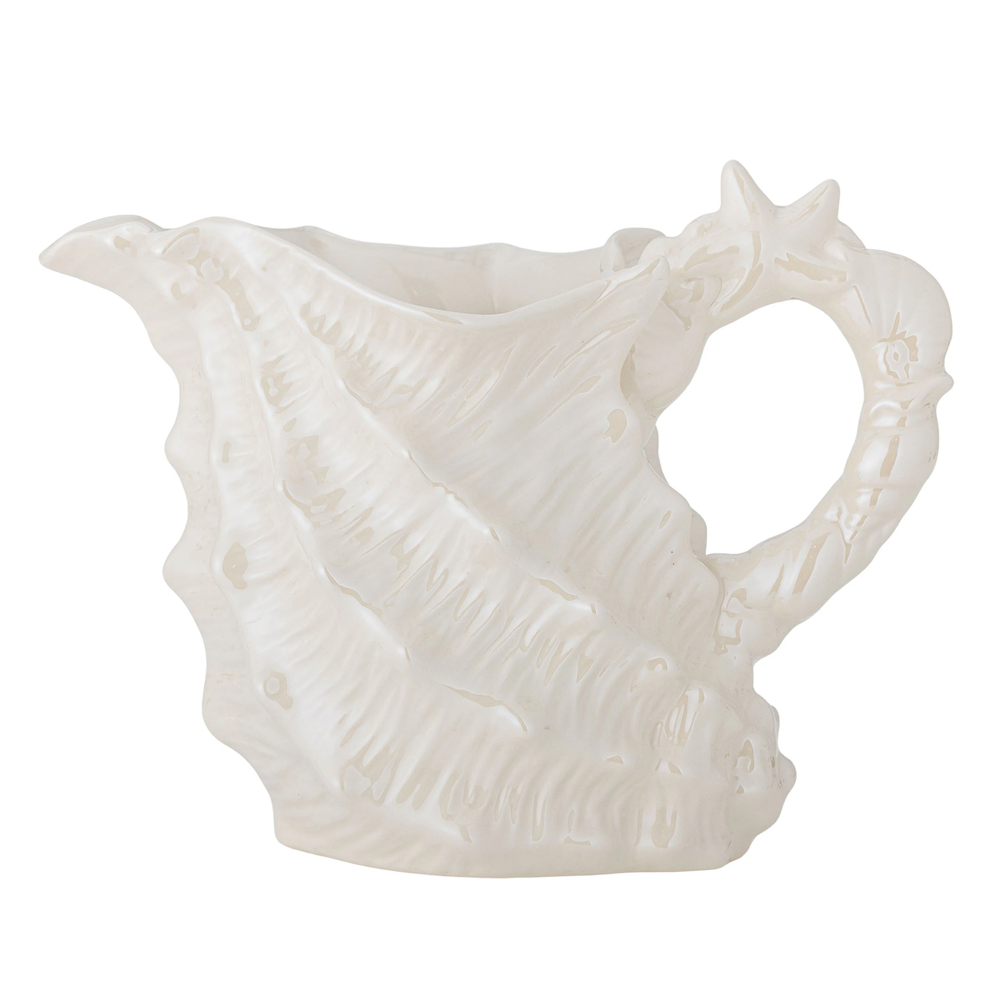 Bloomingville Shellie Kanna - Vattenkaraffer & Vattenkannor Stengods Vit - 82072684