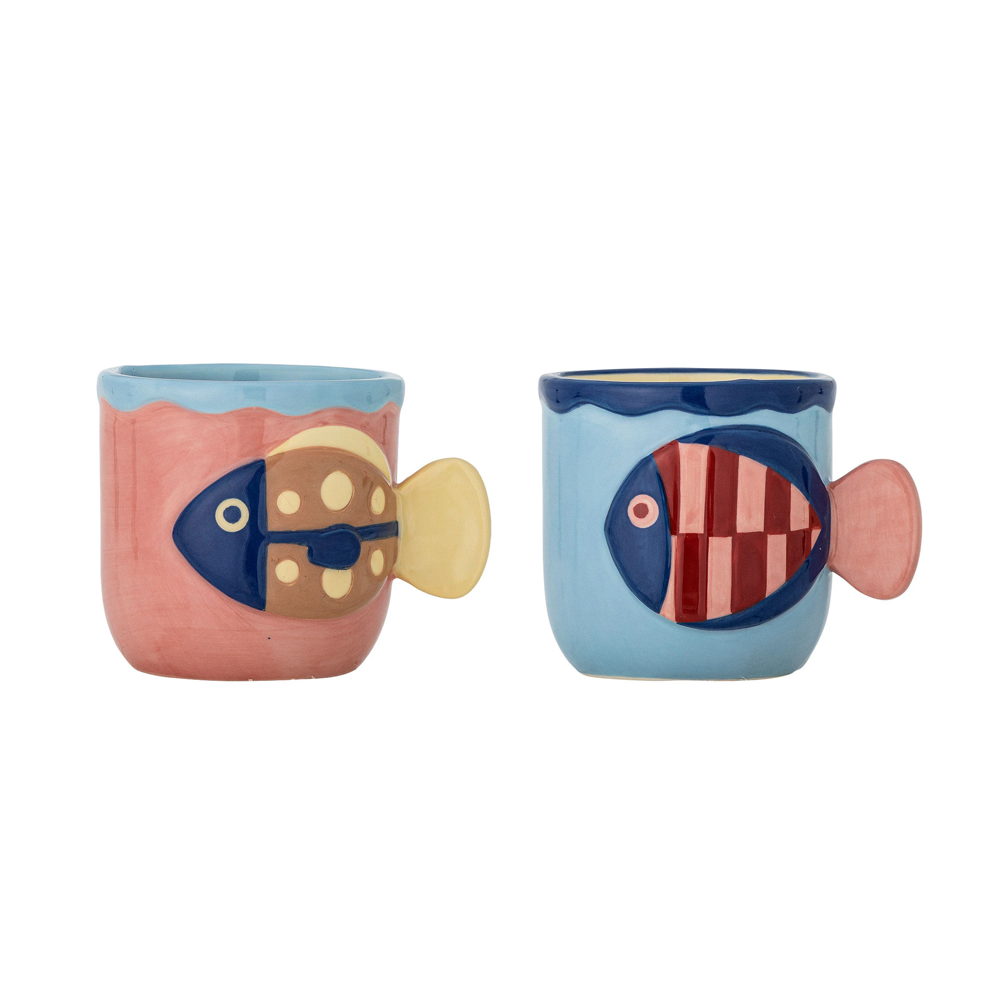 Bloomingville Willy Kopp 2-pack - Kaffekoppar Stengods Multi - 82063205