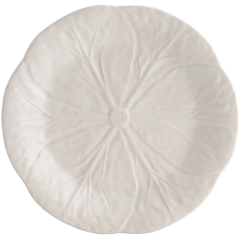 Cabbage Tallrik Ø19 cm, Branco