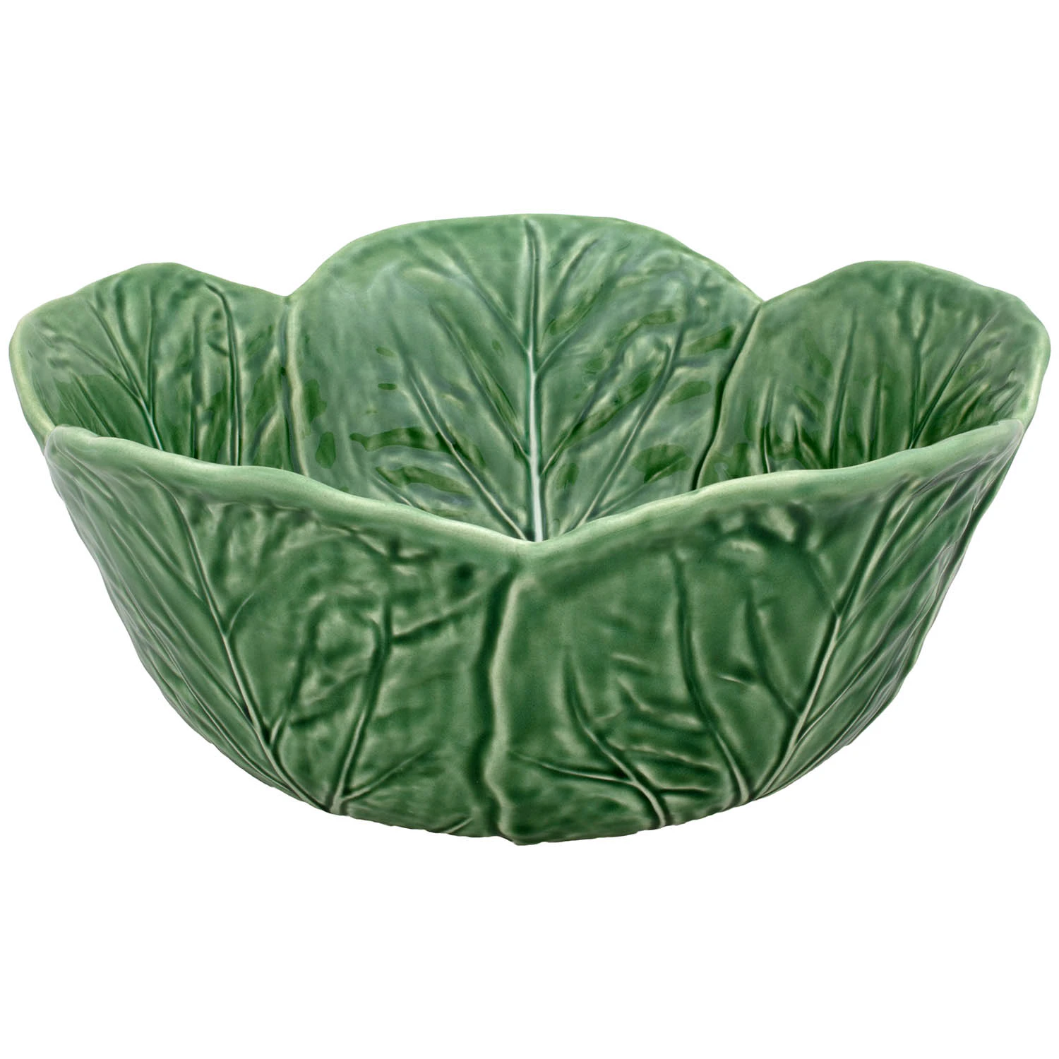 Bordallo Pinheiro Cabbage Salladssk&aring;l &Oslash;29,5 Cm Verde - Serveringssk&aring;lar Lergods Verde - 65000634