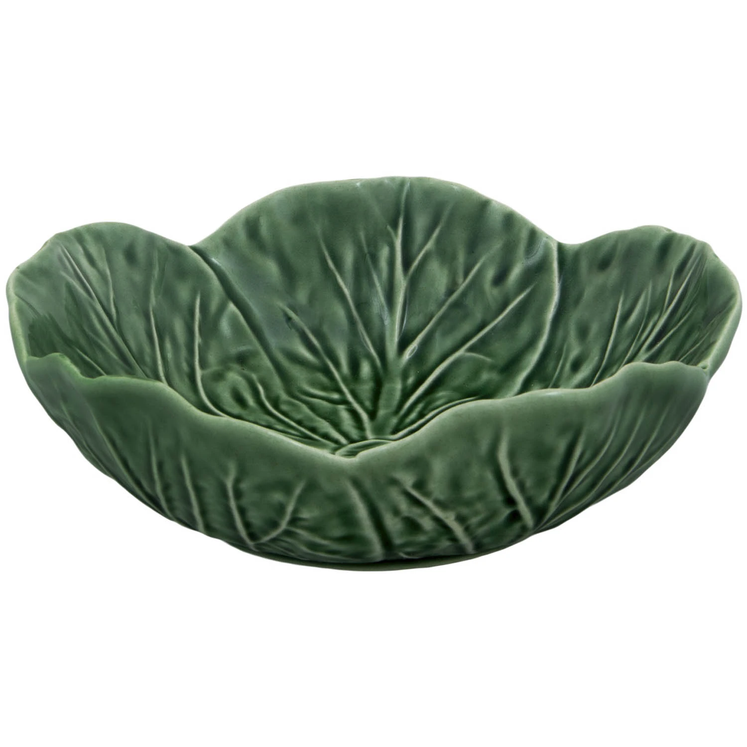 Bordallo Pinheiro Cabbage Sk&aring;l &Oslash;15 Cm - Serveringssk&aring;lar Lergods Verde - 65000696