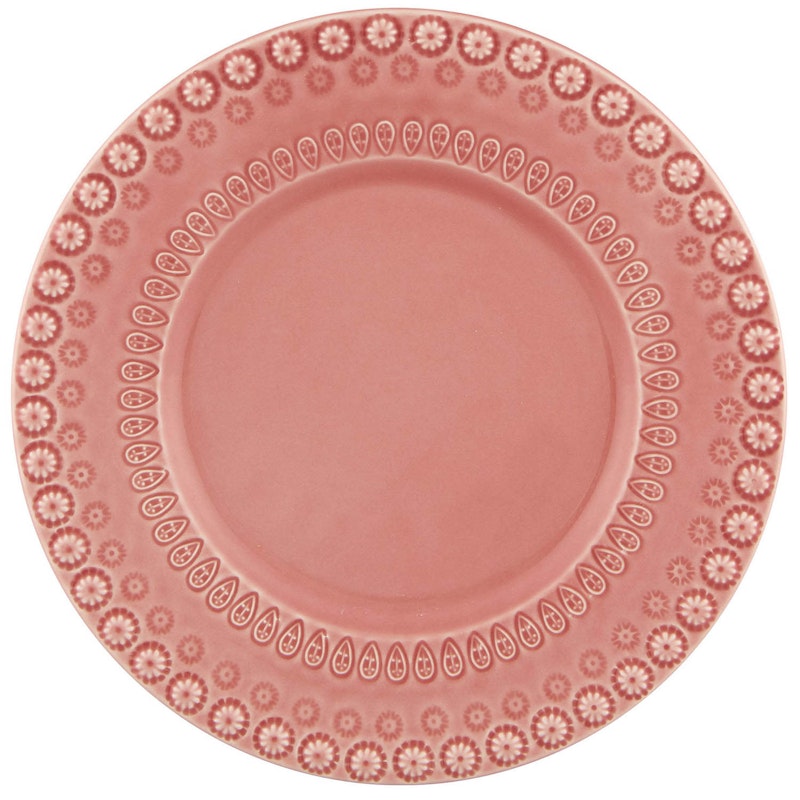 Fantasy Desserttallrik Ø22 cm, Rosa