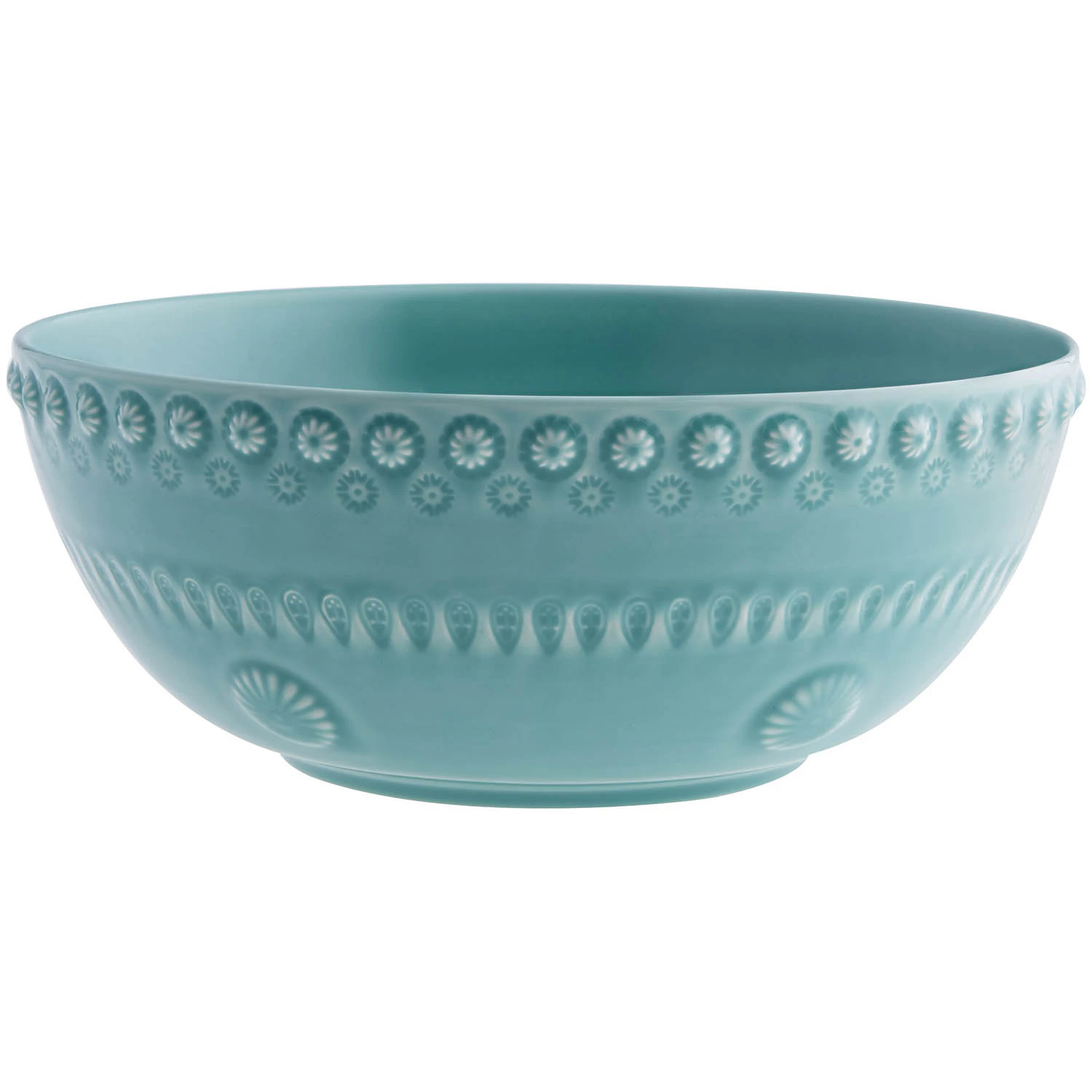 Bordallo Pinheiro Fantasy Salladssk&aring;l &Oslash;30 Cm Turkos - Serveringssk&aring;lar Lergods Turkos - 65004654