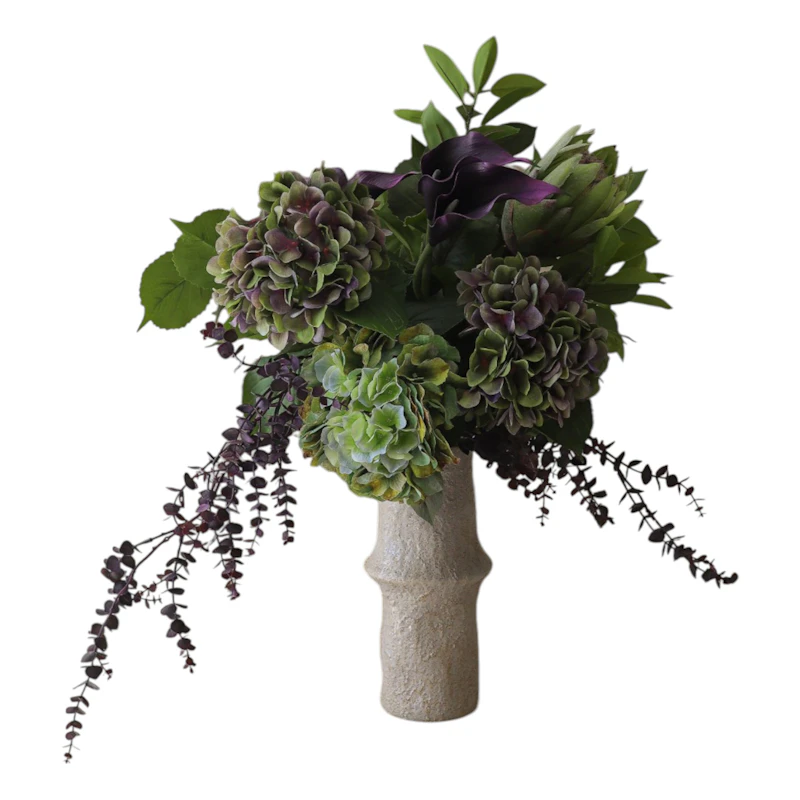Aubergine Bloom Bukett 106 cm 12-pack