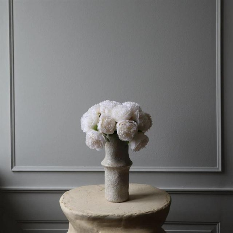 Grand Mini Peony Bukett Vit