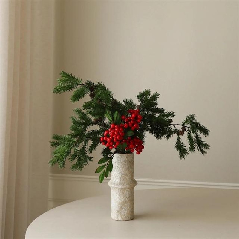 Winter Garnet Bukett Röd