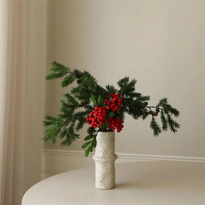 Winter Garnet Bukett Röd